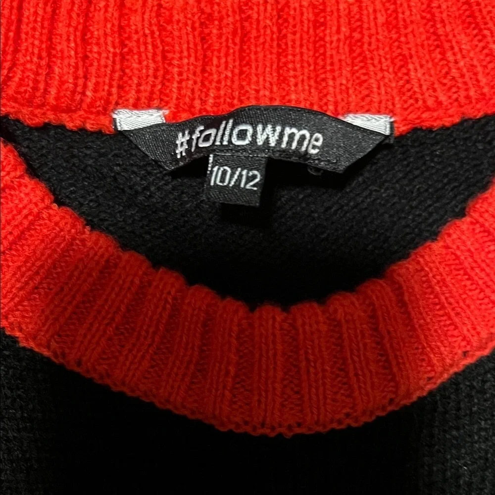 Kids Black Christmas Sweater